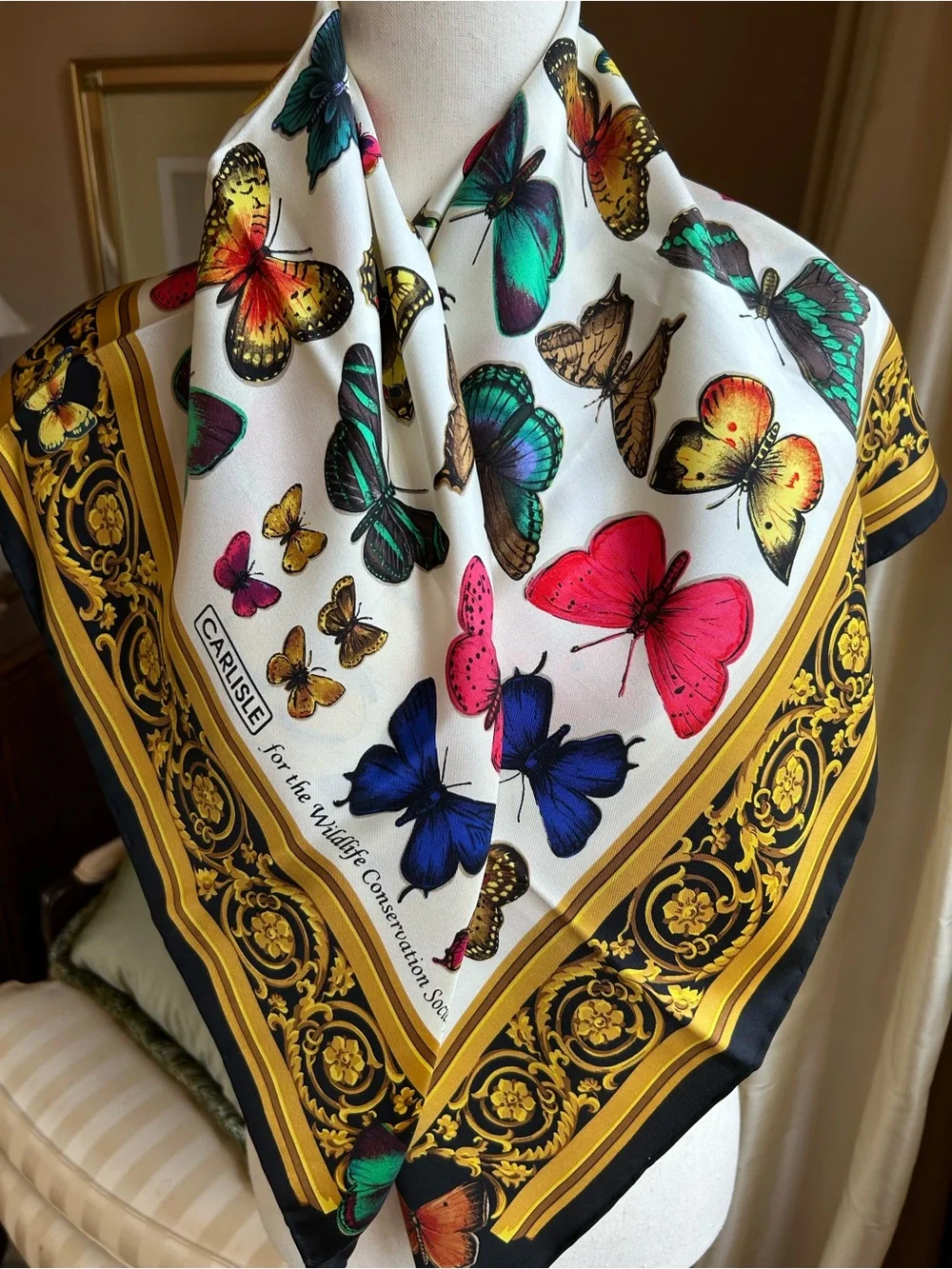 Carlisle for the Wildlife Conservation Society Butterfly Scarf